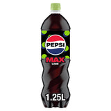 Pepsi Max Lime No Sugar Cola Bottle