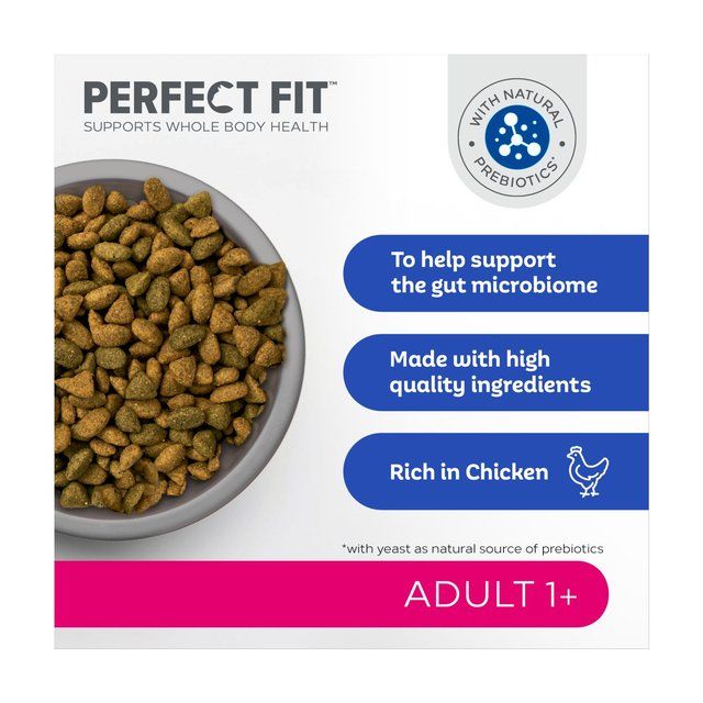 Perfect Fit Cat Complete Dry Adult 1+ Chicken   2.8kg