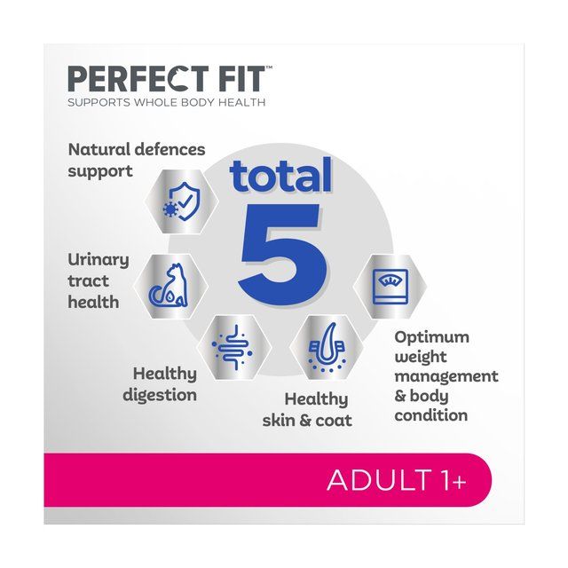 Perfect Fit Cat Complete Dry Adult 1+ Salmon   2.8kg