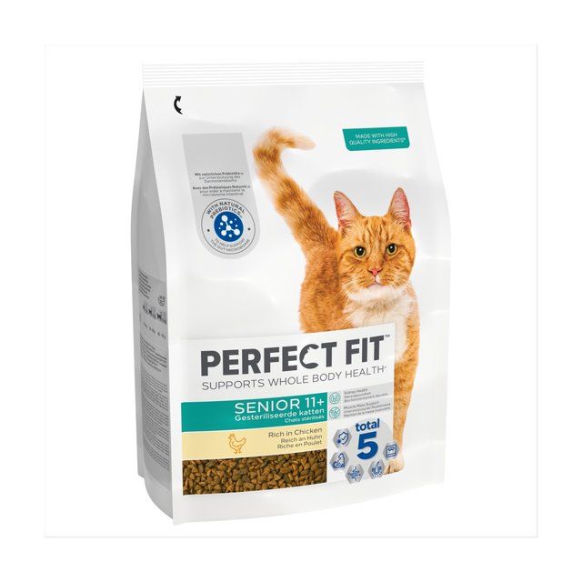 Perfect Fit Cat Complete Dry Senior 11+ Chicken   2.8kg