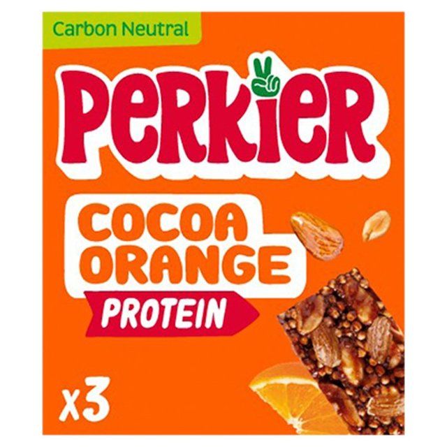 Perkier Cacao &amp;amp; Orange Protein Bars   3 x 35g