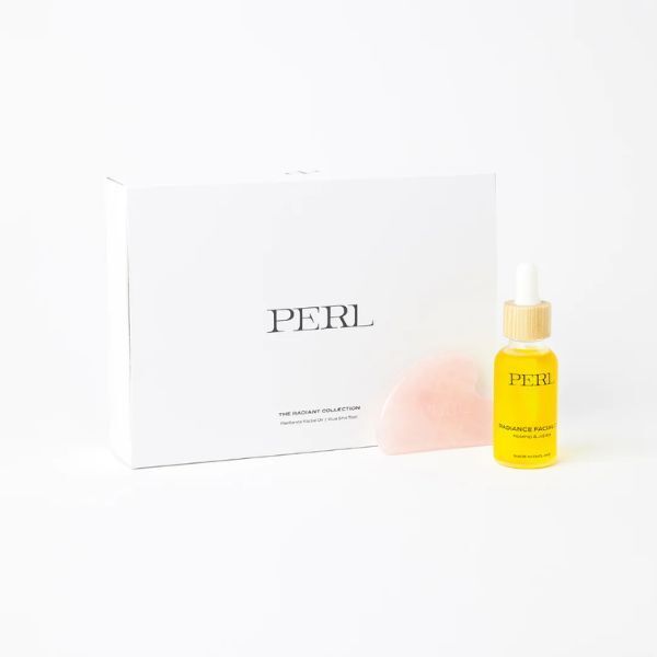 PERL Cosmetics Radiance Facial Oil &amp;amp; Gua Sha Tool Set
