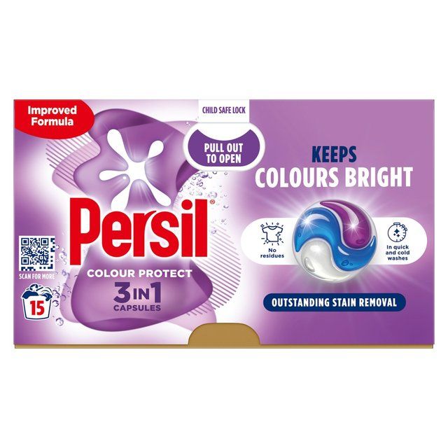 Persil 3 in 1 Laundry Washing Capsules Colour   15 per pack