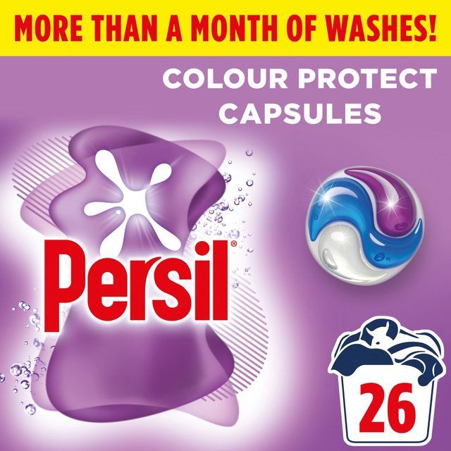 Persil Colour 3 in 1 Laundry Washing Detergent Capsules 26 Washes   26 per pack