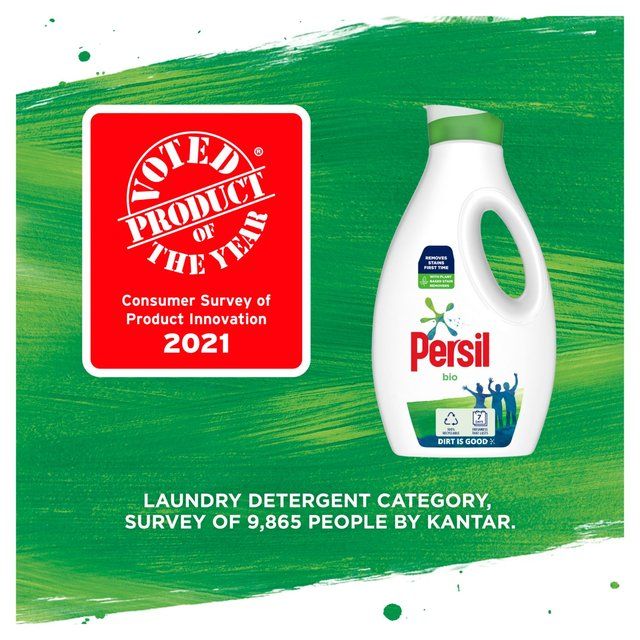 Persil Laundry Washing Liquid Detergent Bio 53 Washes   1.431L