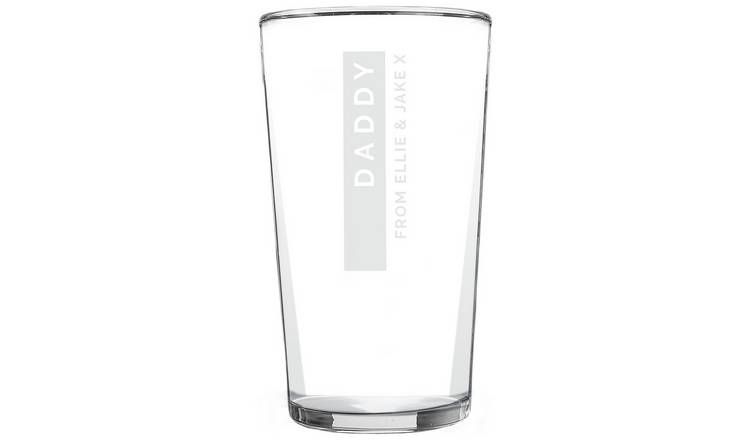 Personalised Message Pint Glass
