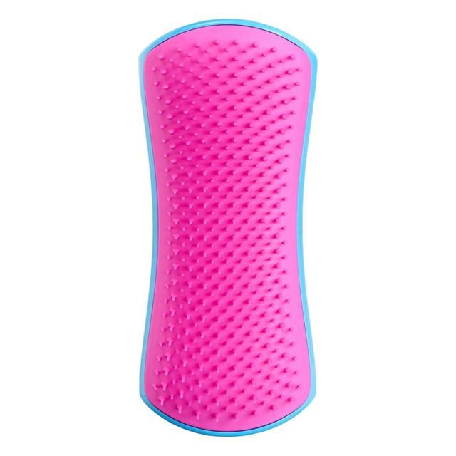 Pet Teezer De-shedding Dog Grooming Brush - Blue / Pink