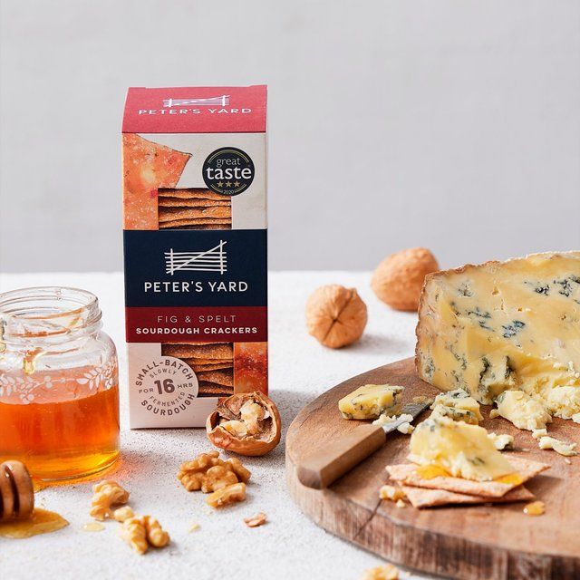 Peter's Yard Fig Sourdough Crackers   100g