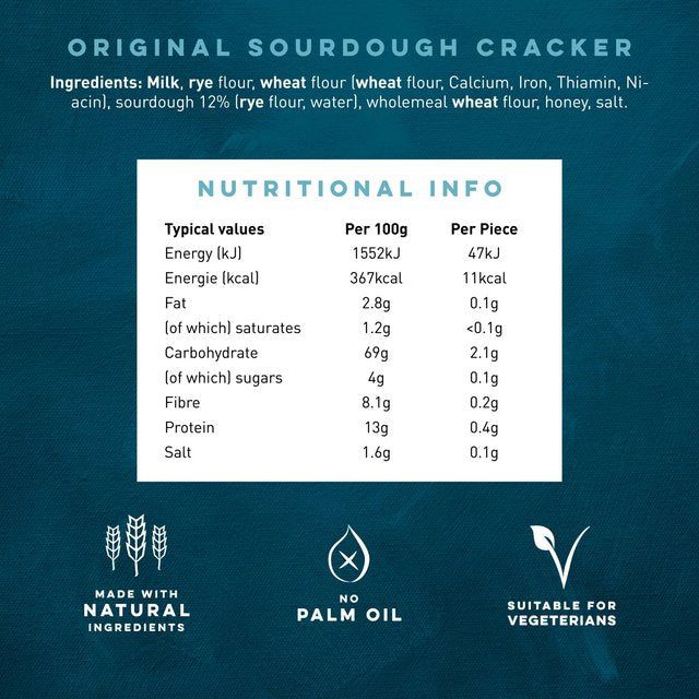 Peter's Yard Original Sourdough Crackers Twin Pack   2 x 90g