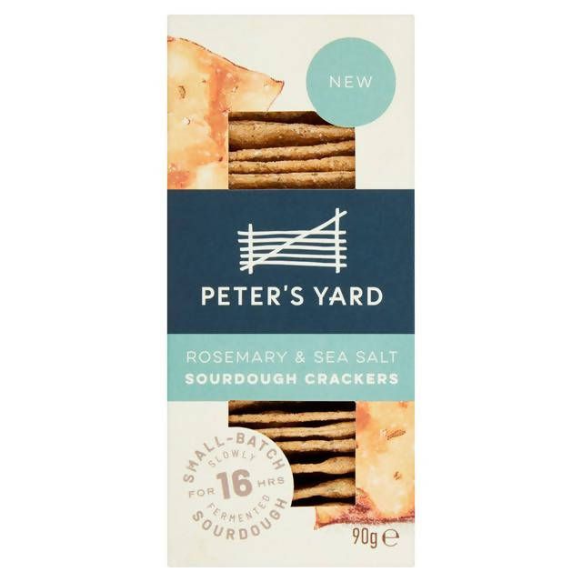 Peter's Yard Rosemary &amp;amp; Sea Salt Sourdough Crackers 90g