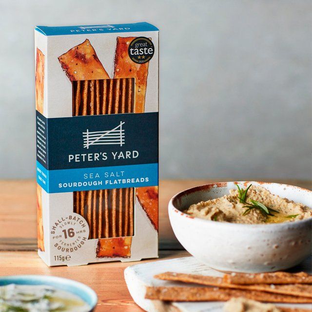 Peter's Yard Sea Salt Sourdough Flatbreads   115g