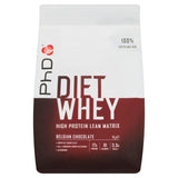 PhD Nutrition Belgian Chocolate Diet Whey Powder   1kg