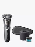 Philips S5887/50 Series 5000 Wet &amp;amp; Dry Men's Electric Shaver with Pop-up Trimmer, Travel Case, Quick-Clean Pod and Full LED Display, Carbon Grey