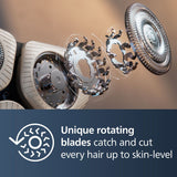 Philips Series 9000 Wet &amp;amp; Dry Electric Shaver with SkinIQ Technology, Charging Stand and Travel Case, S9974/35