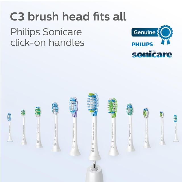 Philips Sonicare Brush Heads  Premium Plaque Defence RFID (Black)   4 per pack