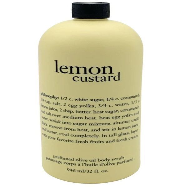 Philosophy Lemon Custard Body Scrub 946ml - With Pump