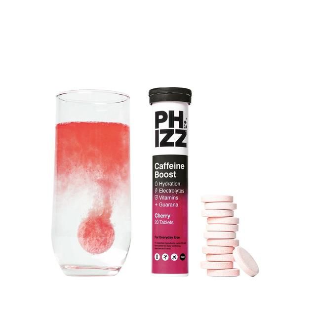 Phizz Caffeine 3-in-1 Hydration Electrolytes and Vitamins Effervescent   20 per pack