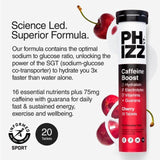 Phizz Caffeine 3-in-1 Hydration Electrolytes and Vitamins Effervescent   20 per pack