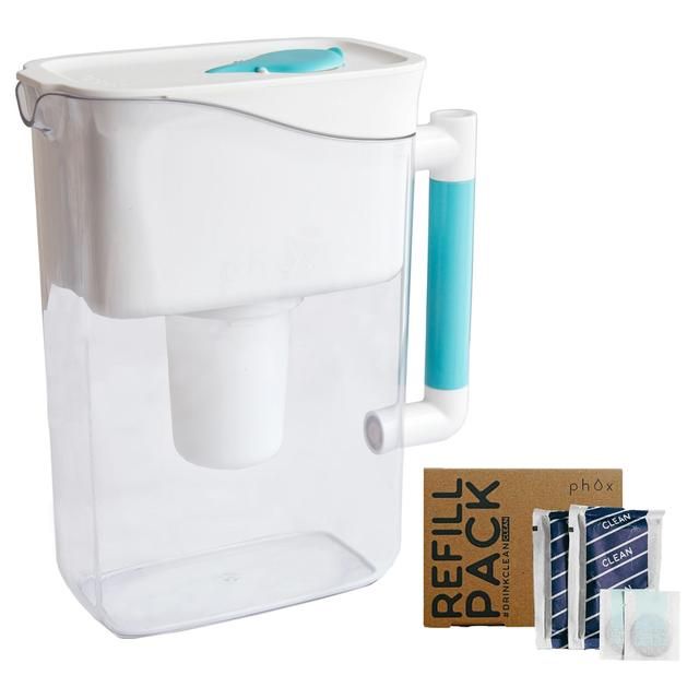 Phox Water Wave 2.8L Water Filter Jug &amp;amp; 3 Month Clean Filter Pack