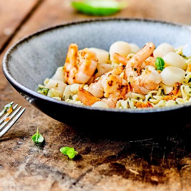 Picard Prawns Scallops &amp;amp; Vegetable Pasta   350g