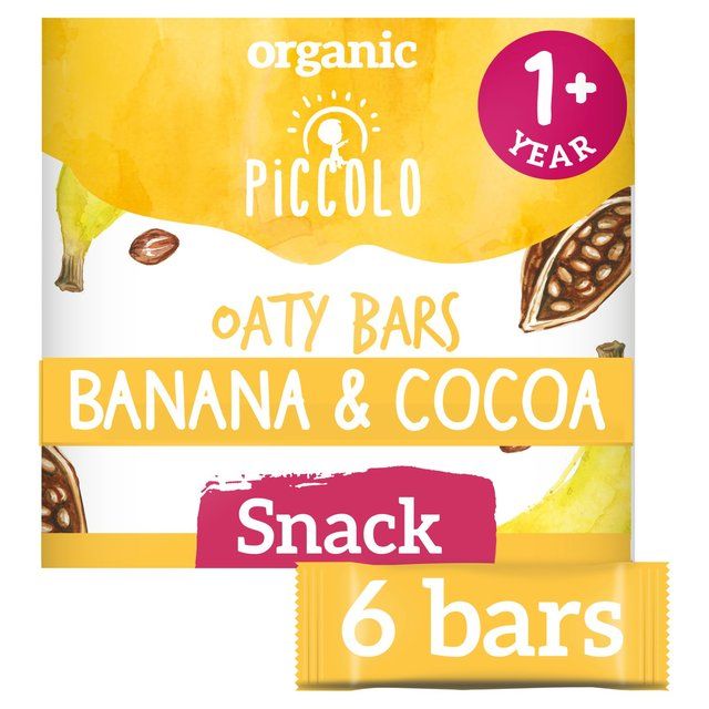 Piccolo Banana &amp;amp; Cocoa Organic Mighty Oaty Bars 12 mths+   120g
