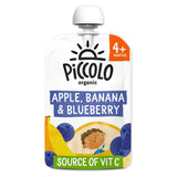 Piccolo Organic Apple, Banana &amp;amp; Blueberry 100g 4 Months+