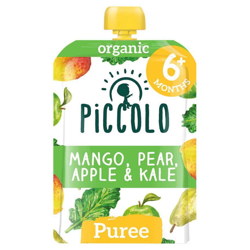 Piccolo Organic Mango, Pear, Apple &amp;amp; Kale 6+ Months