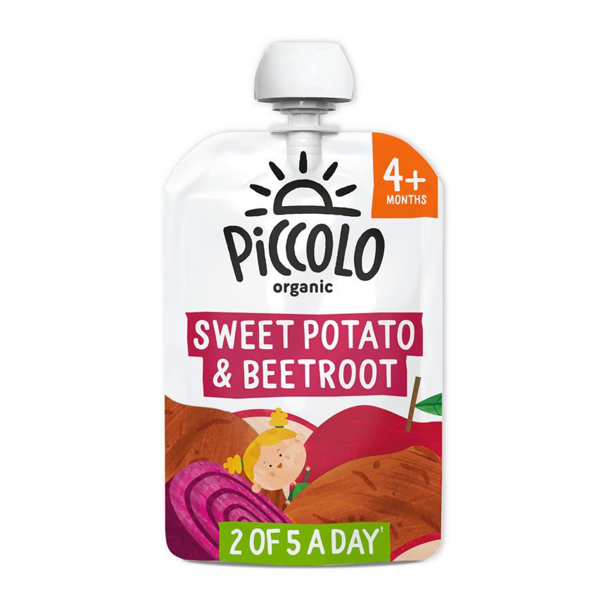 Piccolo Organic Sweet Potato, Beetroot, Pear &amp;amp; Apple 4 Months+