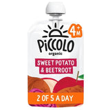 Piccolo Sweet Potato Apple Pear &amp;amp; Beetroot Organic Pouch 4 mths+   100g