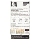 Pick &amp;amp; Mix Permanent Hair Dye Platinum Silver