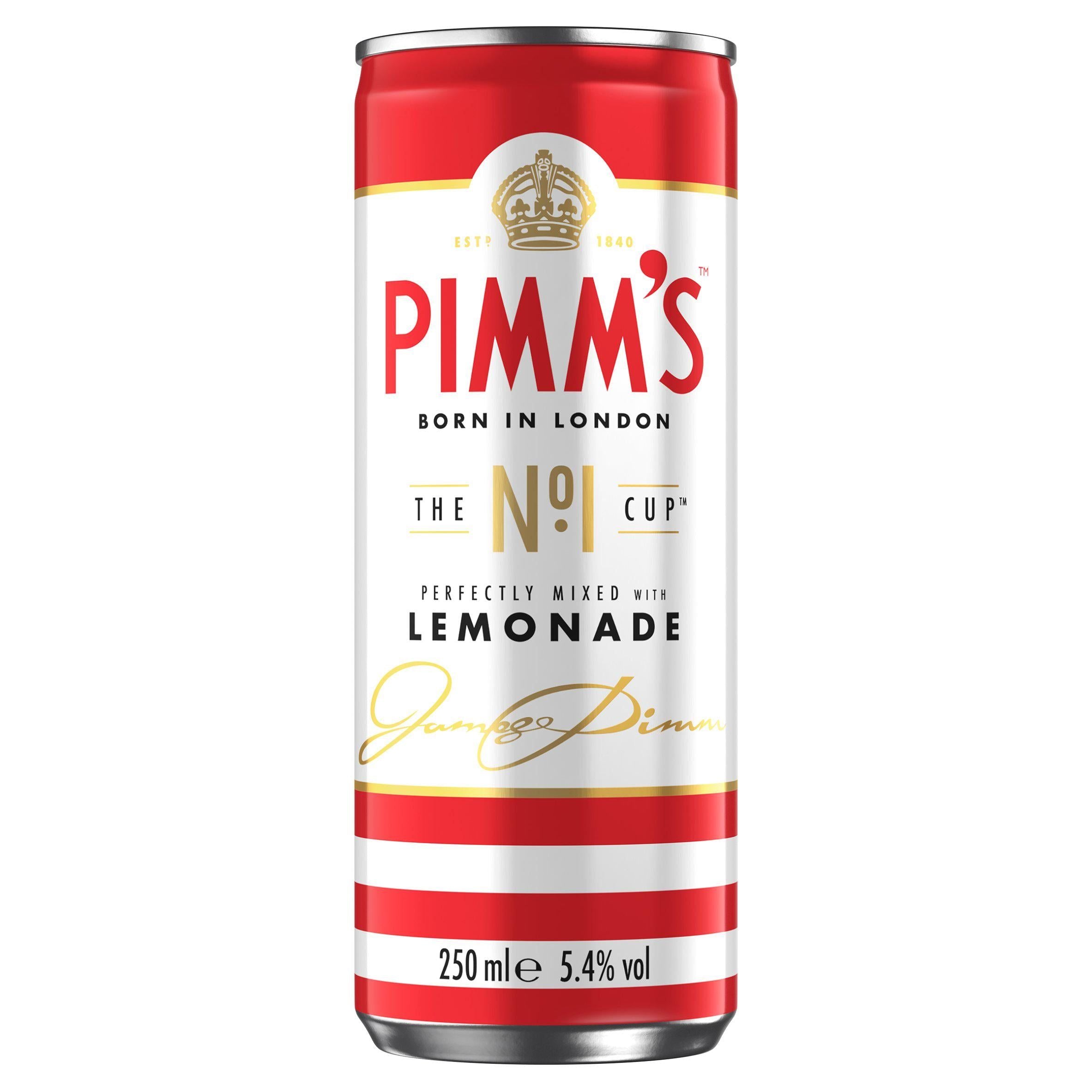 Pimm's No. 1 Cup &amp;amp; Lemonade Ready to Drink 250ml