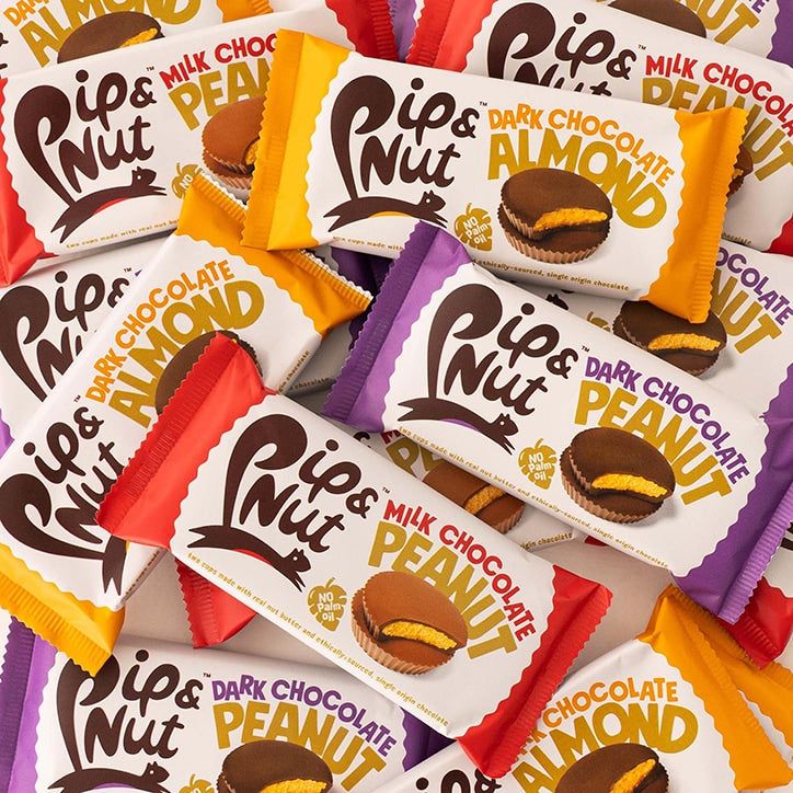 Pip &amp;amp; Nut Milk Chocolate Peanut Butter Cups 34g