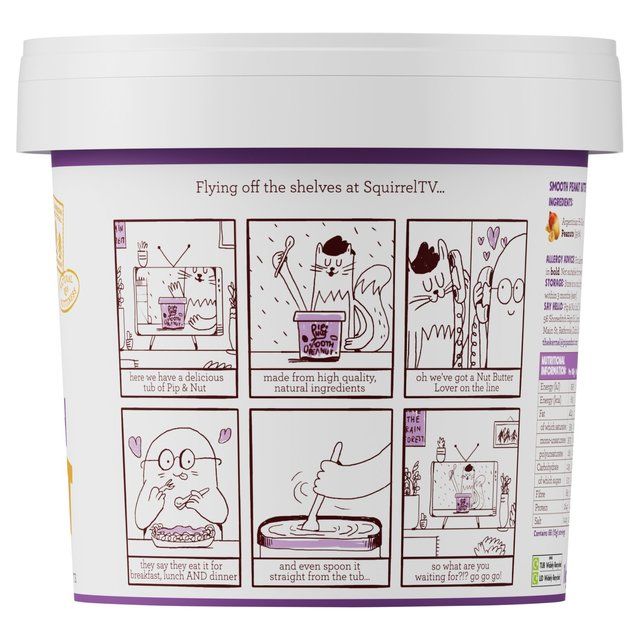 Pip &amp;amp; Nut Smooth Peanut Butter   1kg