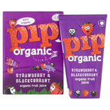 Pip Organic Strawberry &amp;amp; Blackcurrant Juice Cartons   4 x 180ml