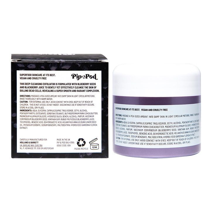 Pip &amp;amp; Pod Blackberry Exfoliating Cr&amp;egrave;me 50ml