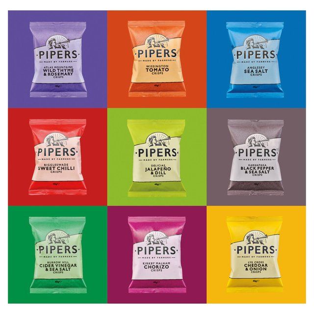 Pipers Anglesey Sea Salt Sharing Bag Crisps   150g