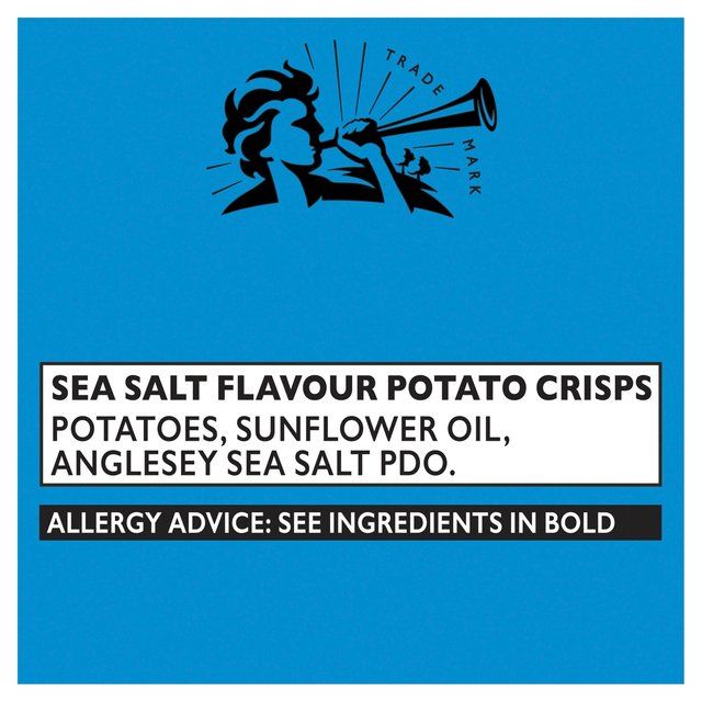 Pipers Anglesey Sea Salt Sharing Bag Crisps   150g