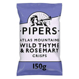 Pipers Atlas Mountains Wild Thyme &amp;amp; Rosemary Sharing Crisps 150g