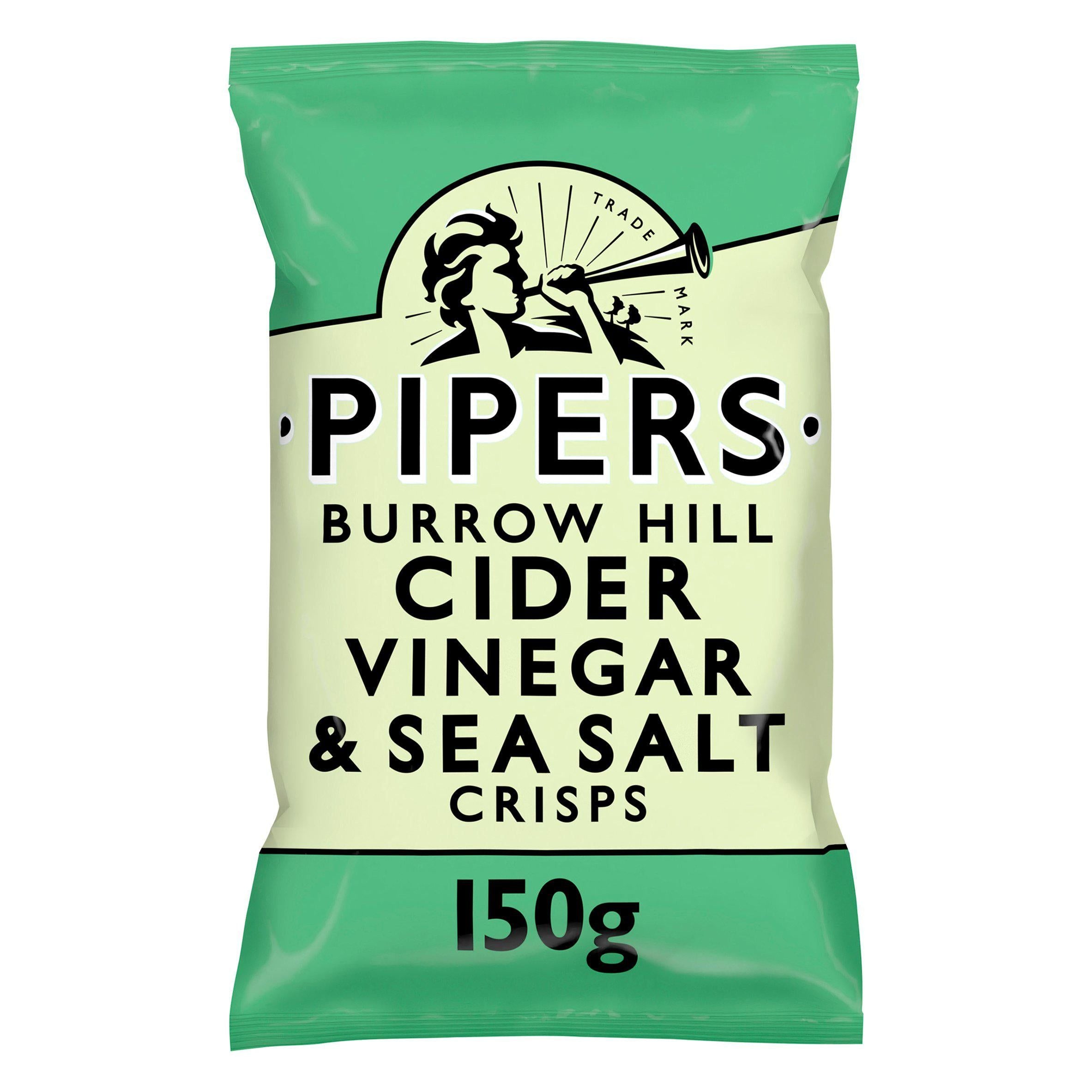 Pipers Burrow Hill Cider Vinegar &amp;amp; Sea Salt Sharing Crisps 150g
