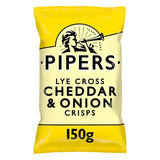 Pipers Lye Cross Cheddar &amp;amp; Onion Sharing Bag Crisps   150g