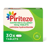 Piriteze Antihistamine Allergy Relief Tablets, Cetirizine &amp;ndash; Pack of 30
