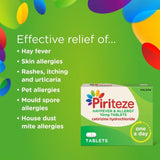 Piriteze Hayfever &amp;amp; Allergy Relief Antihistamine Cetirizine   14 per pack