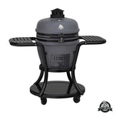 Pit Boss 24&amp;rdquo; (60 cm) Ceramic Kamado Charcoal Barbecue Grill + Cover in Grey