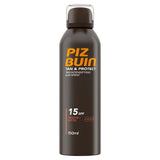 Piz Buin Tan &amp;amp; Protect SPF 15 Sunscreen Spray Tan Intensifying   150ml