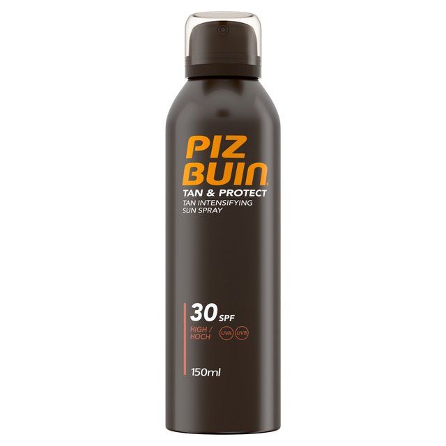 Piz Buin Tan &amp;amp; Protect SPF 30 Sunscreen Spray Tan Intensifying   150ml
