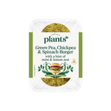 Plants by Deliciously Ella Pea &amp;amp; Spinach Burger   2 x 100g