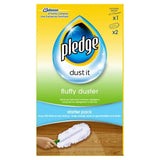Pledge Dust It Fluffy Duster Starter Pack 1 Handle &amp;amp; 2 Refills