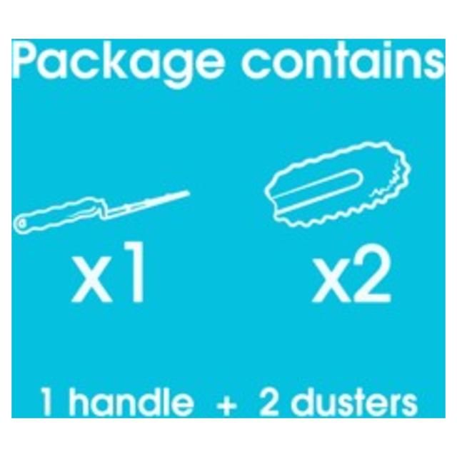 Pledge Dust It Fluffy Duster Starter Pack 1 Handle &amp;amp; 2 Refills