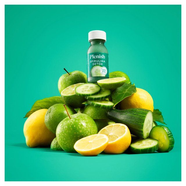 Plenish Apple &amp;amp; Spirulina Detox Shot   60ml