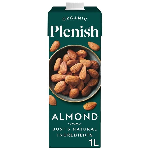 Plenish Organic Almond Unsweetened Drink Long Life   1L